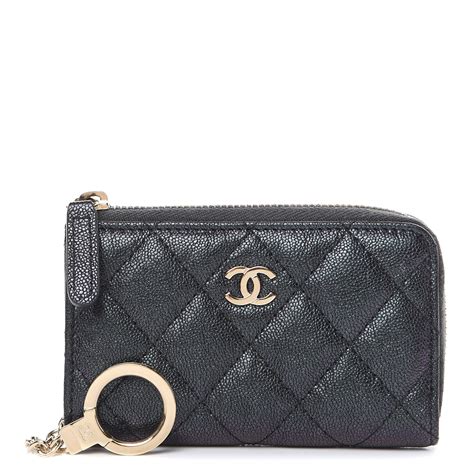 fake chanel keyring|chanel zipped key holder.